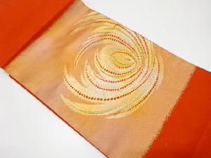 抽象花模様織り出し名古屋帯